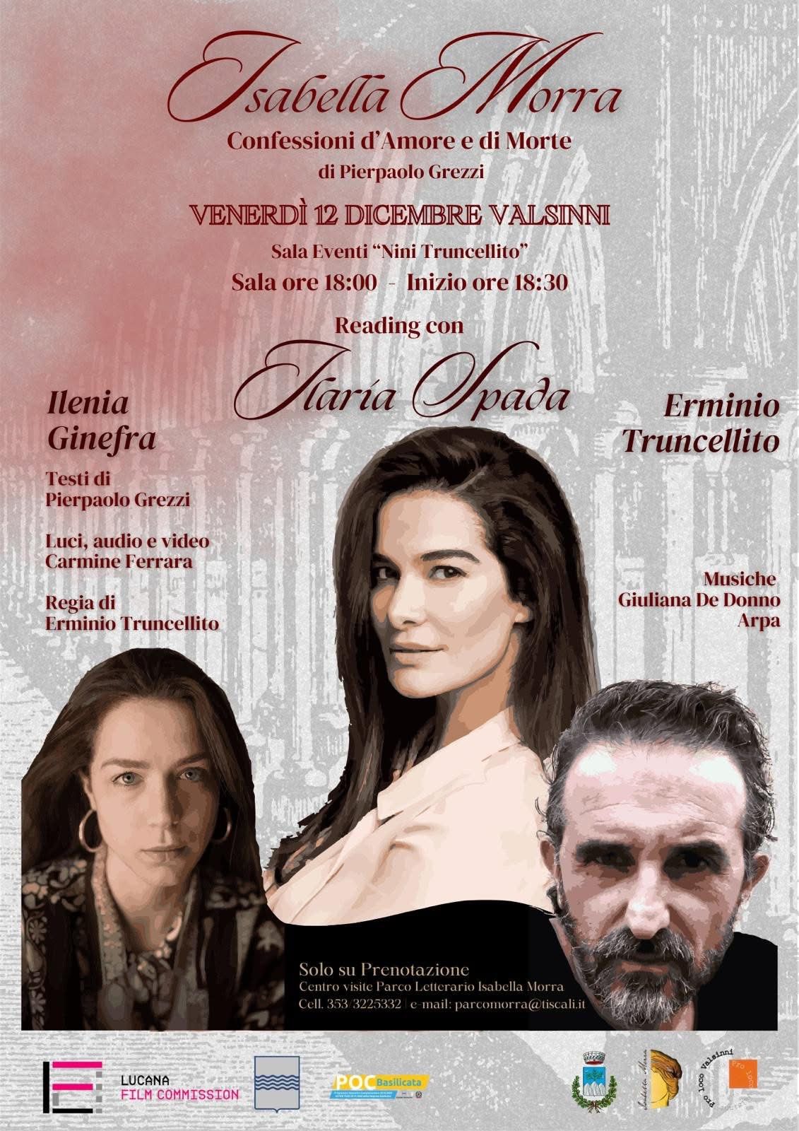 Locandina evento ilaria spada